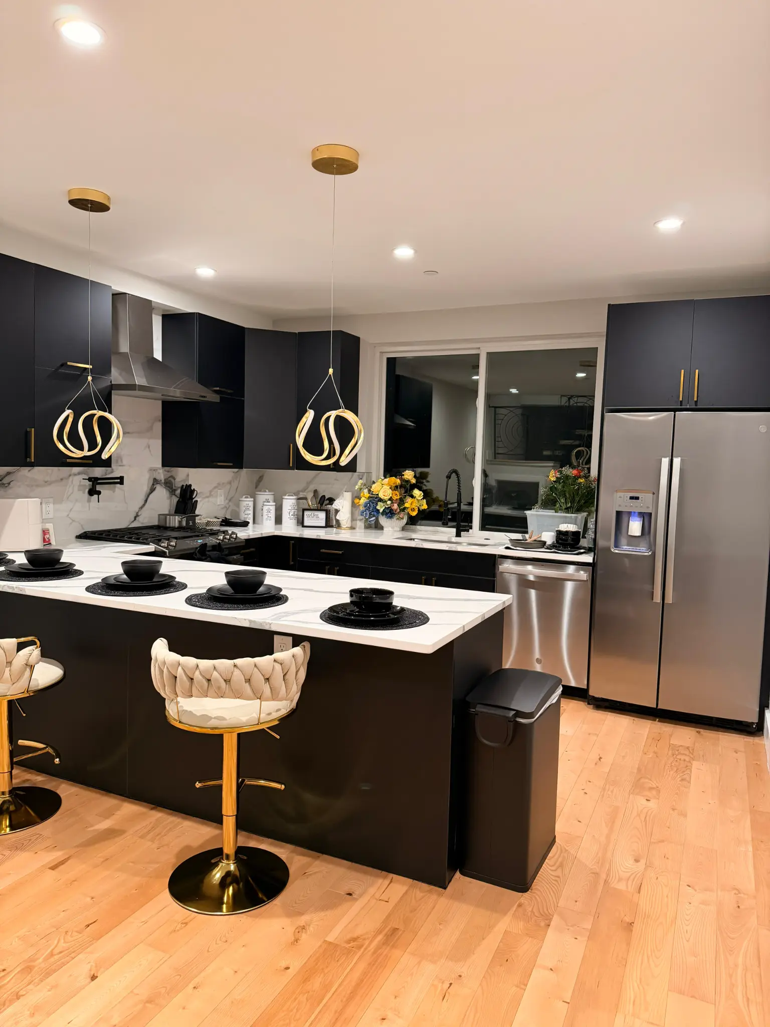 Elegant clean kitchen interior